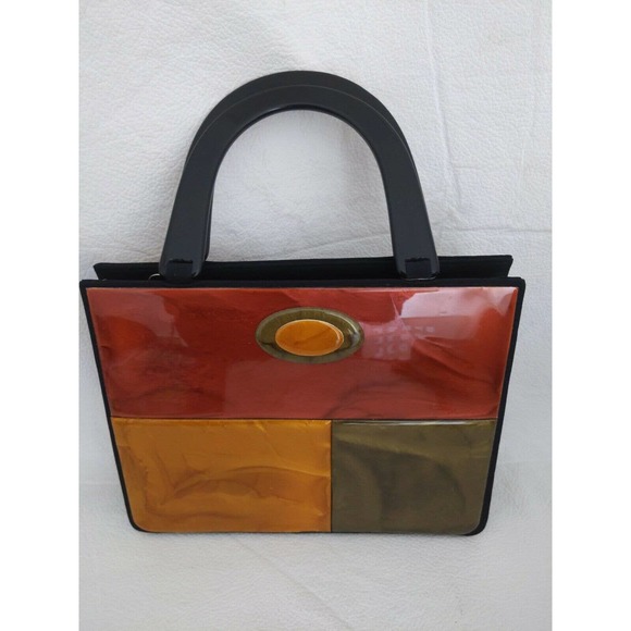 Angela Frascone Handbag Purse w. Removable Shoulder Strap - Picture 8 of 11